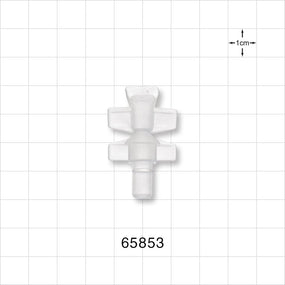 Bag Port, Twist-Off - 0.203 inch ID/0.28 inch OD (5.16 mm/7.11 mm) - 65853