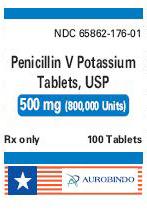 Aurobindo Pharma Penicillin V Potassium Oral 65862-0176-01 - - MDL-65862-176-01