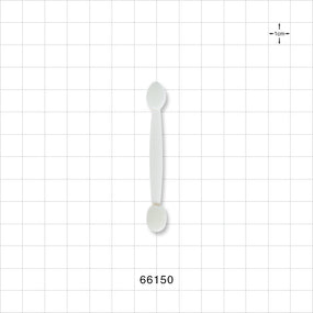 Dual Ended Round/Oval Tip Eye Shadow Applicator - 2.75 inch (70 mm) - 66150