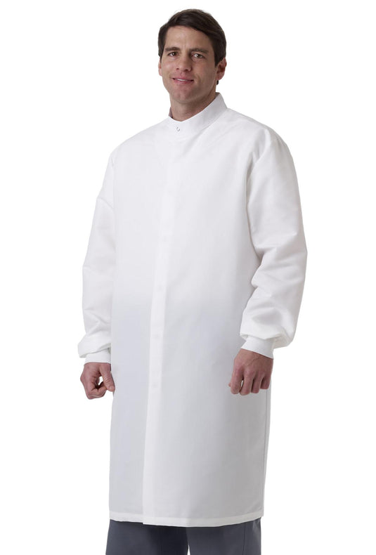 Fluid-Resistant Unisex Barrier Lab Coat, White, Size 3XL - 6623BQWNPXXXL - 1 Each