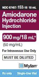 Mylan Amiodarone HCL Injection 67457-0153-18 - 1.0 Each