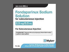 Mylan Fondaparinux Sodium Injection 67457-0582-10 - 10.0 Each