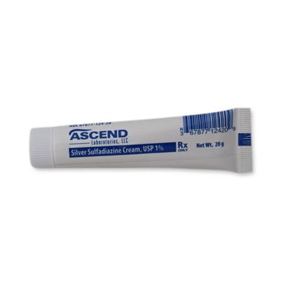 Ascend Laboratories Silver Sulfadiazine Topical Creams 67877-0124-20 - 1.0 Each - MDL-67877-124-20