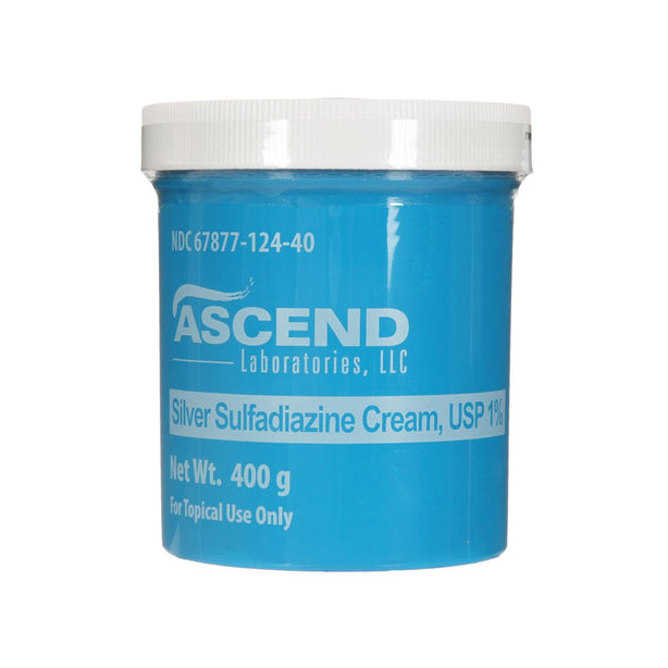 Ascend Laboratories Silver Sulfadiazine Topical Creams 67877-0124-40 - 1.0 Each - MDL-67877-124-40