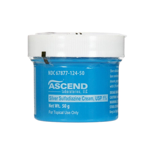 Ascend Laboratories Silver Sulfadiazine Topical Creams 67877-0124-50 - 1.0 Each - MDL-67877-124-50
