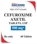 Ascend Laboratories Cefuroxime Oral 67877-0216-20 - 1.0 Bottle - MDL-67877-216-20