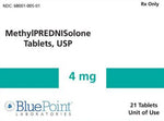 Bluepoint Laboratories Oral Methylprednisolone 4mg Tab Dose Pk 21 per Pk - 68001-0005-01