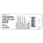 LEADING PHARMA Oral Furosemide 40mg Tab 100/Bt - 69315-0117-01