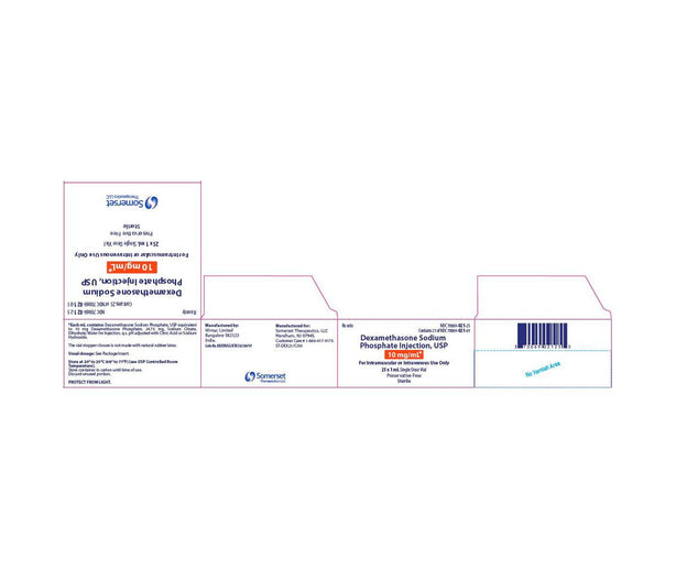 Somerset Therapeutics Dexamethasone Sodium Phosphate Injection PF, 10mg / mL, 1 mL SDV, 1 mL x 25 - 70069-0021-25 - 25 Each