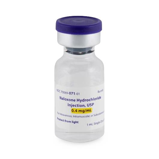 Somerset Therapeutics Narcan Naloxone Hydrochloride Injection USP, 0.4mg / mL, 1mL Clear Vial, 1mL x 10 - 70069-0071-10 - 10 Each