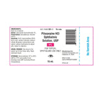 Somerset Therapeutics HCL Isopto Carpine Pilocarpine Ophthalmic Solution, 4%, 15mL White LDPE bottle, 15mL x 1 - 70069-0201-01 - 1 Each