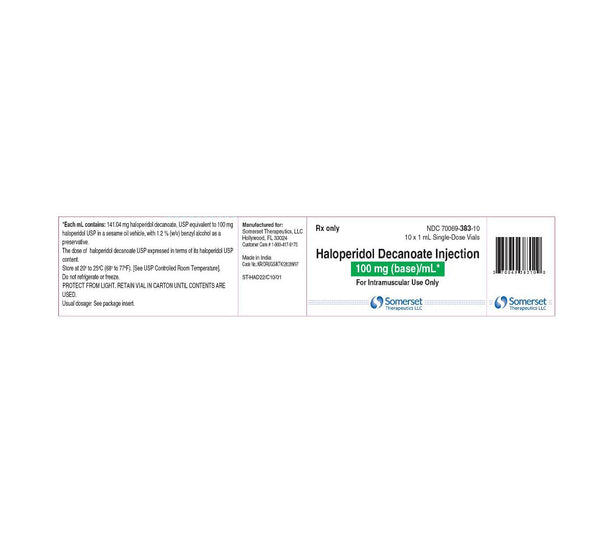 Somerset Therapeutics, LLC Haldol Deaconate - 70069-383-10