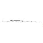 BD Burette IV Administration Set Alaris® Gravity 2 Ports 60 Drops / mL Drip Rate Without Filter 100 Inch Tubing - Case of 20 - 82104E-CS