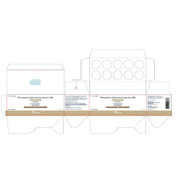 Amneal Pharmaceuticals Phenylephrine HCL Injections 70121-1578-07 - 10.0 Each