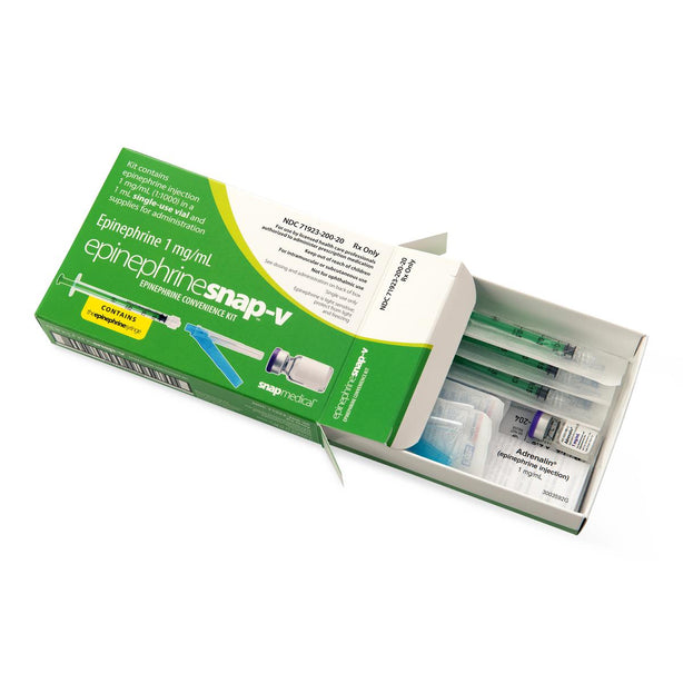 Snap V Kit, Epinephrine Convenience, 1 mg/mL, Medical - 71923-0200-20 - 1 Box