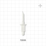 Spike, Non-Vented - Fits 0.118 inch ID x 0.161 inch OD Tubing (3 mm x 4.1 mm) - 72035