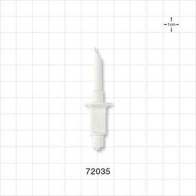 Spike, Non-Vented - Fits 0.118 inch ID x 0.161 inch OD Tubing (3 mm x 4.1 mm) - 72035