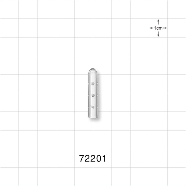 Instrument Guard, Vented, Clear - 0.126 inch x 1 inch (3.2 mm x 25.4 mm) - 72201