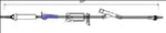 ICU Medical Primary IV Administration Set Bravo® Gravity 2 Ports 20 Drops / mL Drip Rate With Filter 89 Inch Tubing - Case of 50 - B3049-CS