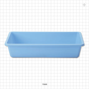 Deep Tray, Blue - 5.4 inch x 9.72 inch x 2 inch (137.2 mm x 246.9 mm x 50.8 mm) - 73065