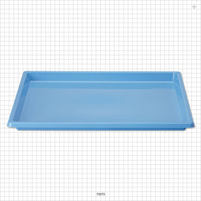 Large Platform Tray, Blue - 14.66 inch x 16.33 inch x 1.04 inch (372.4 mm x 414.8 mm x 26.4 mm) - 73070