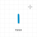 Instrument Guard, Non-Vented, Blue - 0.08 inch x 0.75 inch (2 mm x 19.1 mm) - 73101