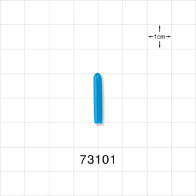 Instrument Guard, Non-Vented, Blue - 0.08 inch x 0.75 inch (2 mm x 19.1 mm) - 73101