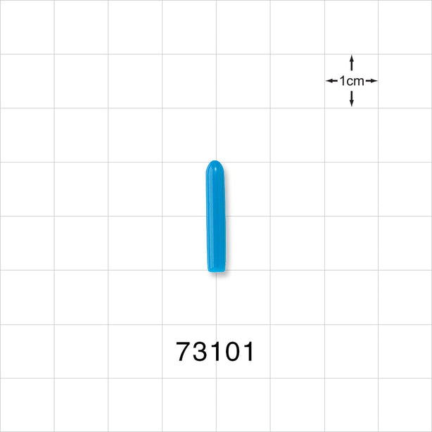 Instrument Guard, Non-Vented, Blue - 0.08 inch x 0.75 inch (2 mm x 19.1 mm) - 73101
