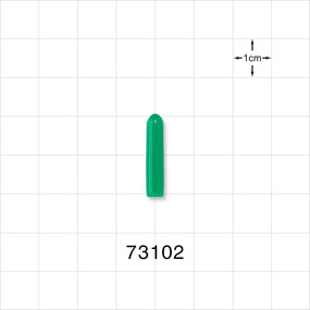 Instrument Guard, Non-Vented, Green - 0.11 inch x 0.75 inch (2.8 mm x 19.1 mm) - 73102