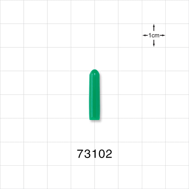 Instrument Guard, Non-Vented, Green - 0.11 inch x 0.75 inch (2.8 mm x 19.1 mm) - 73102