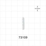 Instrument Guard, Vented, White - 0.06 inch x 0.75 inch (1.6 mm x 19.1 mm) - 73109