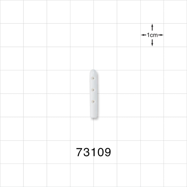 Instrument Guard, Vented, White - 0.06 inch x 0.75 inch (1.6 mm x 19.1 mm) - 73109