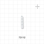 Instrument Guard, Vented, Clear - 0.13 inch x 1 inch (3.2 mm x 25.4 mm) - 73112