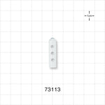 Instrument Guard, Vented, Clear - 0.19 inch x 1 inch (4.8 mm x 25.4 mm) - 73113