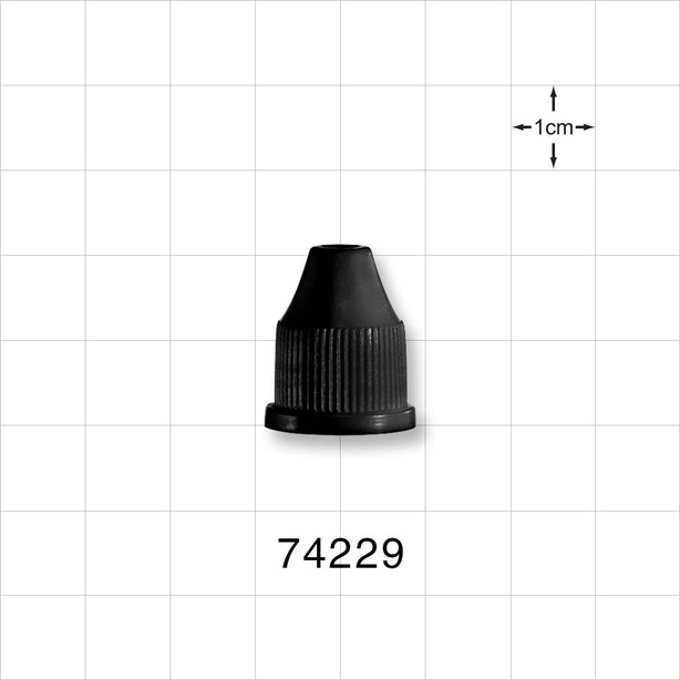 Ribbed Screw Cap, Black for 74225 and 74226 -  - 74229