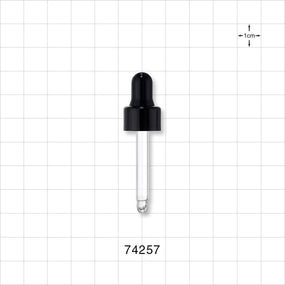Dropper Cap, Black For 74252, 74253, 74254 - Fits Neck Finish: 13/415 - 74257