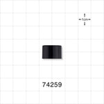 Screw Cap, Black for 74249, 74250, 74251, 74252, 74253, 74254 - Fits Neck Finish: 13/415 - 74259