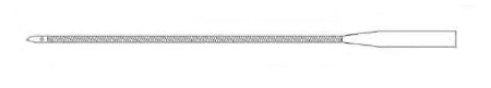 Edwards Lifesciences Venous Cannula Straight Open Lighthouse Tip Thin-Flex Single Stage 16 Fr. 11 Inch (1/4 Inch Acceptance) - Case of 10 - TF016L-CS