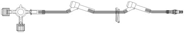 ICU Medical IV Extension Set 40 Inch Tubing - Case of 50 - SFP4107-CS