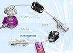 BD Huber Infusion Set PowerLoc® Max 22 Gauge 1-1/2 Inch 8 Inch Tubing Without Port - Case of 25 - 0142215-CS