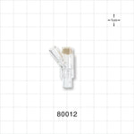 Y Injection Site, Tubing Ports - Both Ports 0.156 inch ID (4 mm) - 80012