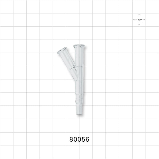 Y Connector, 2 Female Luer Locks, Male Luer Slip, Natural -  - 80056