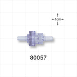 Duckbill Check Valve - 0.13 inch OD (3.3 mm); 0.112 psi CP - 80057