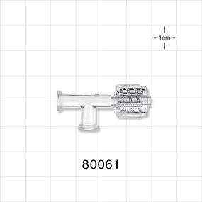 T Connector, Swivel Male Luer, 2 Female Luer Locks -  - 80061