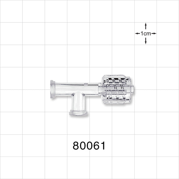 T Connector, Swivel Male Luer, 2 Female Luer Locks -  - 80061