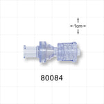 Check Valve, Female Luer Lock Inlet, Male Luer Lock Outlet - 0.112 psi CP - 80084