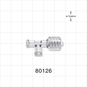 T Connector, Swivel Male Luer, 2 Female Luer Locks -  - 80126
