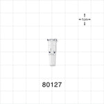 Female Luer Lock, Tubing Port, Clear - 0.102 inch ID (2.59 mm) - 80127