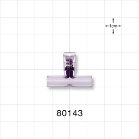 T Pressure Relief Valve - Top Port 0.281 inch OD; Bottom Ports 0.25 inch OD (7.1 mm, 6.4 mm); 30 psi CP (+/- 10% Crack Tolerance) - 80143