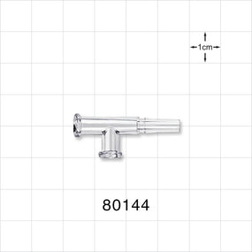 T Connector, 2 Female Luer Locks, Male Luer Slip -  - 80144